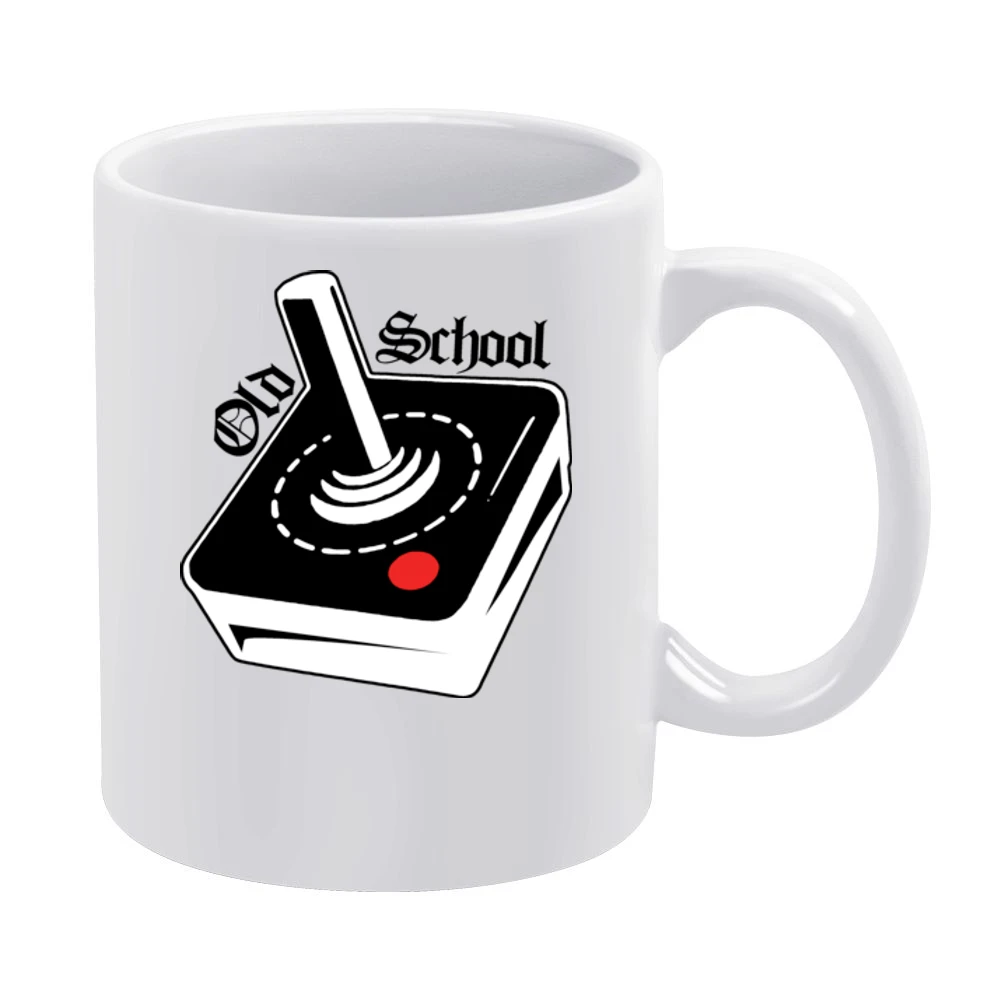 Atari Joystick Retro White Mug