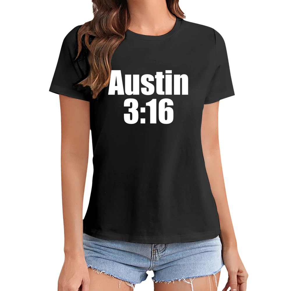 Austin Three Sixteen Wrestling Kevin Love Cleveland Basketball Champio Asian Size Women Ladies T-shirt