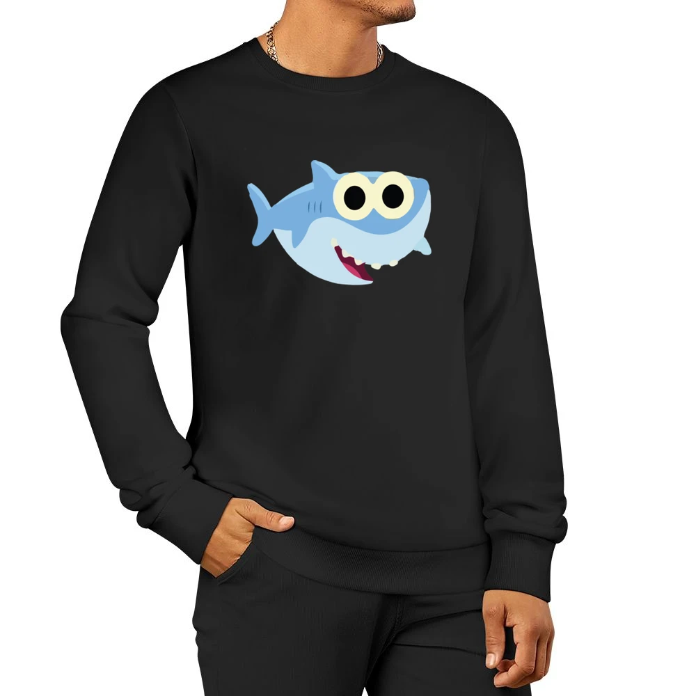 Baby Shark Men Pullover Sweatshirt
