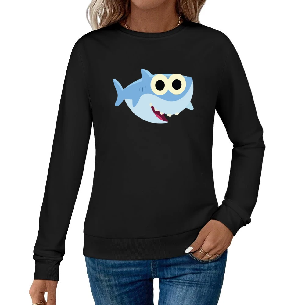 Baby Shark Women Pullover Sweatshirt