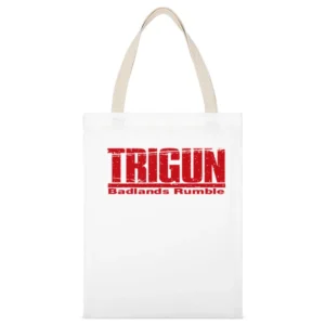 Bad Land Rumble Trigun White Canvas Tote Shopping Bag