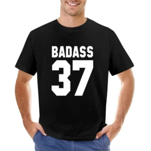 Badass 37 Popular Jersey Style PRINTED ON BACK Asian Size Men T-Shirt