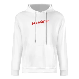 Bae Watch Funny Baywatch Parody TV Show European Size Men Hoodie
