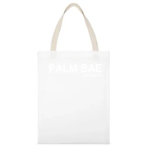 Balm Bae Palm Bay Life Funny Cool Popular Alcohol Drink Party Graphic White Canvas Tote Shopping Bag