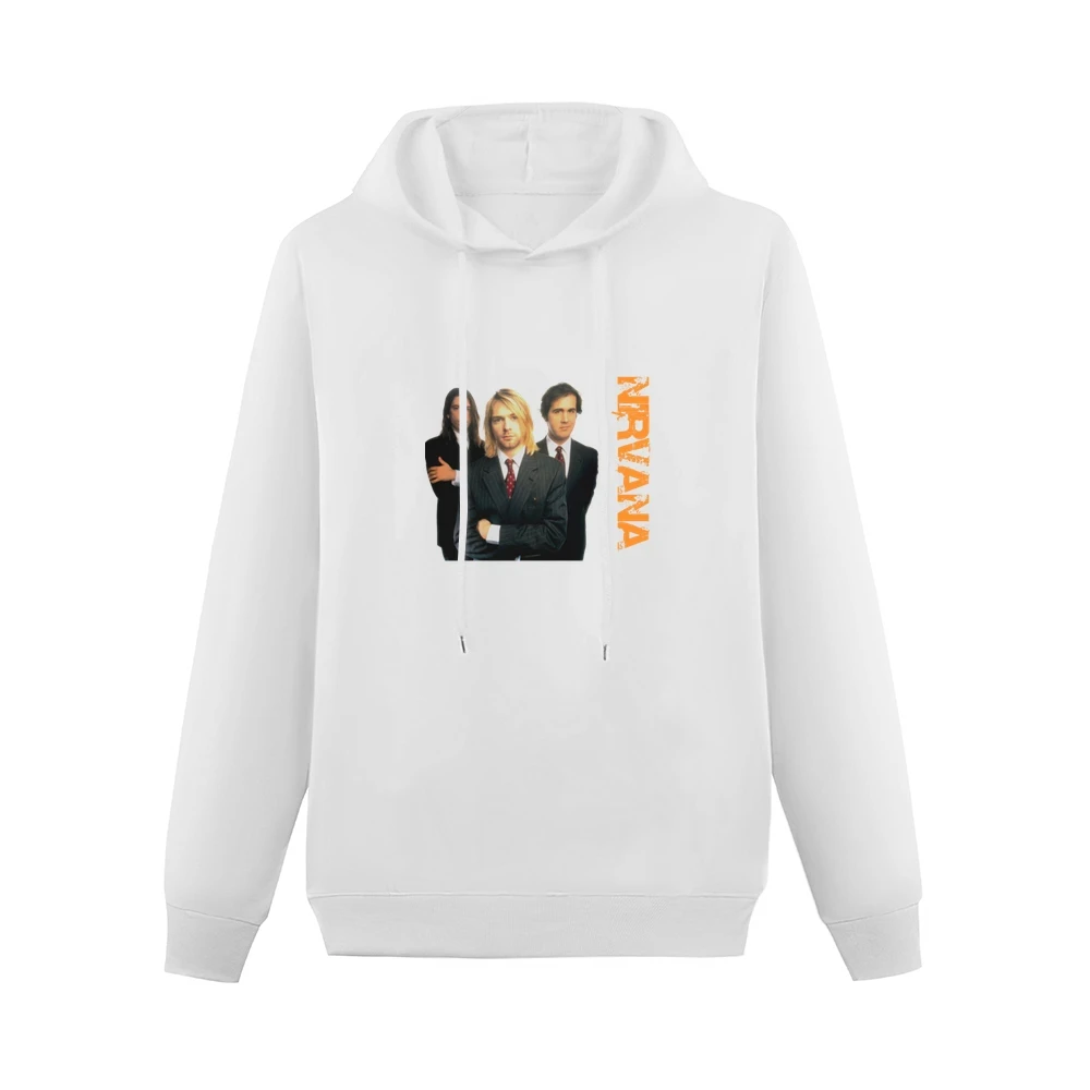 Band nirvana kurt cobain krist novoselic dave grohl Men Hoodie Without Pocket