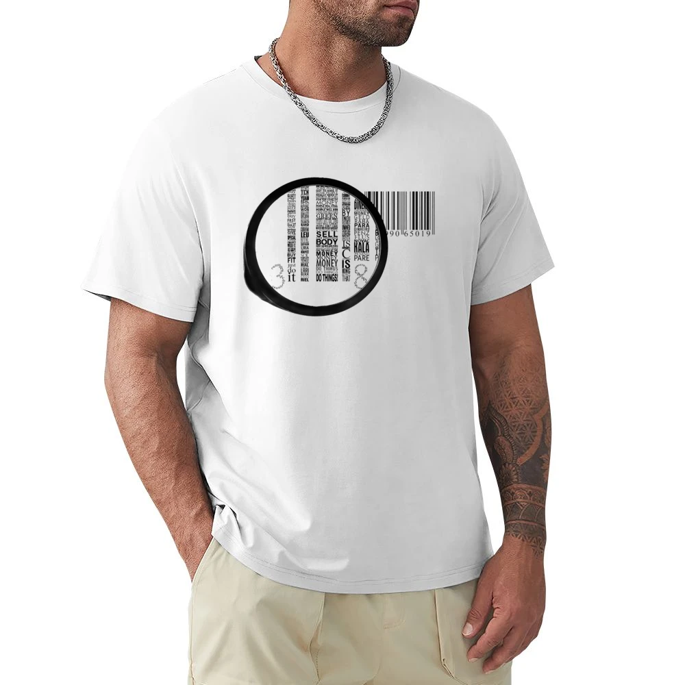 Barcode Zoom In Political Premium Men T-shirt