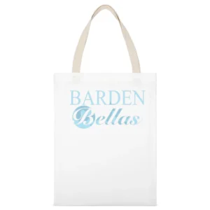 Barden Bellas Pitch Perfect Graphic Movie White Canvas Tote Shopping Bag