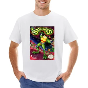 Battletoads Nes Nintendo Old School Retro Video Game Fan Distressed T Asian Size Men T-Shirt