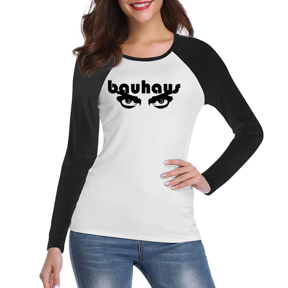 Bauhaus eyes Band Rock Women Ladies Long Sleeve T-Shirt