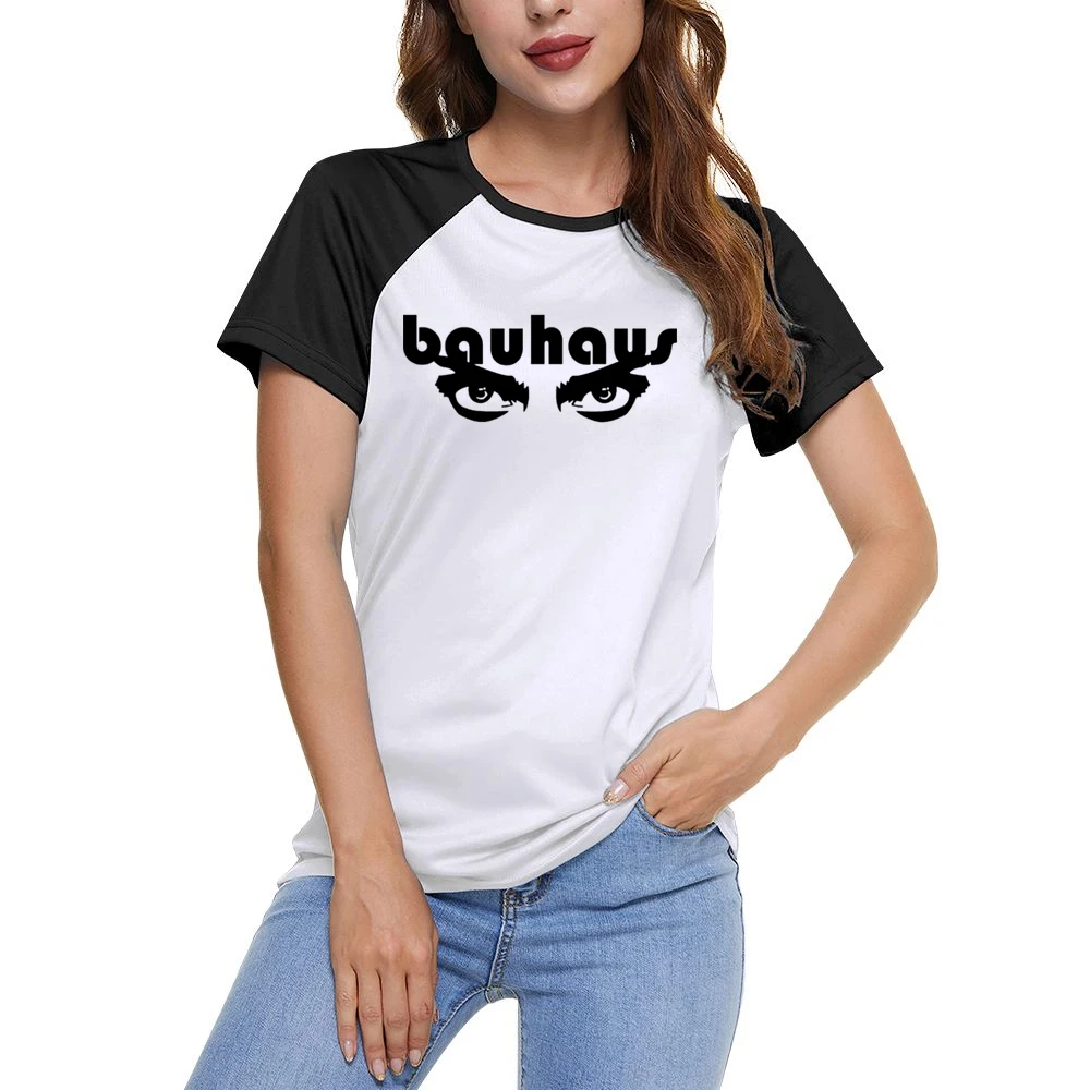 Bauhaus eyes Band Rock Women Ladies Short Sleeve T-Shirt