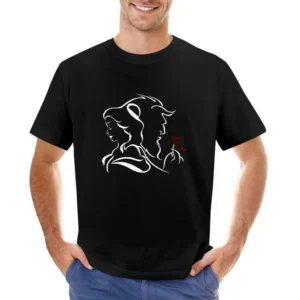 Beauty and the Beast Asian Size Men T-Shirt