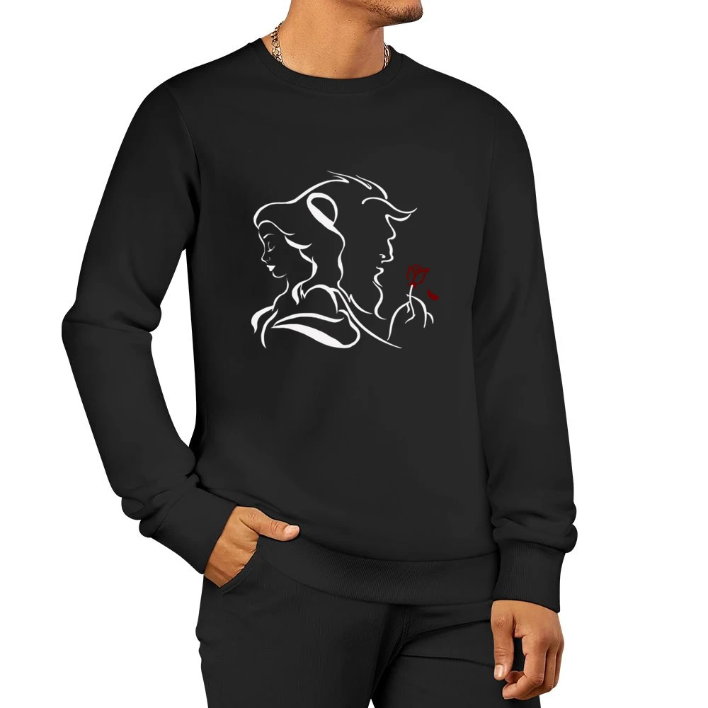Beauty and the Beast Men Pullover Sweatshirt