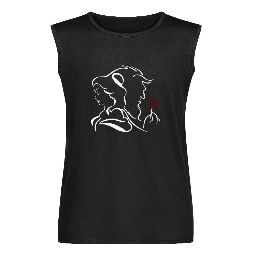 Beauty and the Beast Men Sleeveless T-Shirt