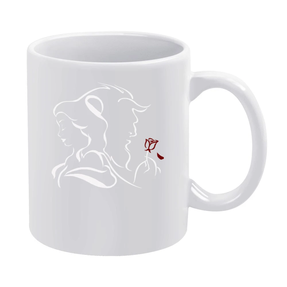 Beauty and the Beast White Mug