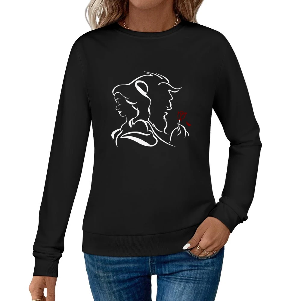 Beauty and the Beast Women Pullover Sweatshirt