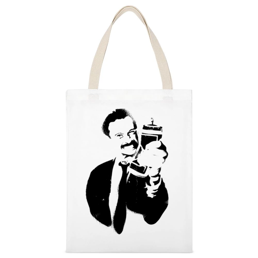 Begbie Trainspotting Movies White Canvas Tote Shopping Bag