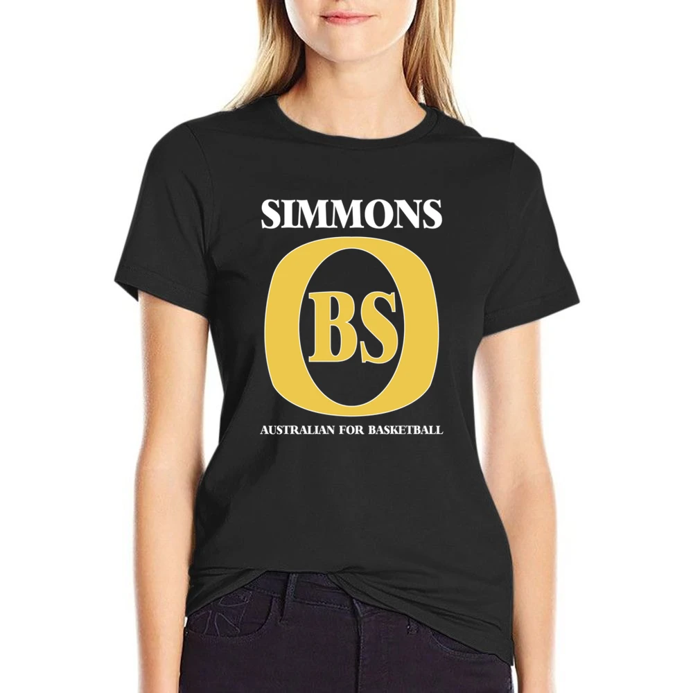 Ben Simmons Fosters Australian Beer Philadelphia Basketball Parody Spo US Size Women Ladies T-shirt