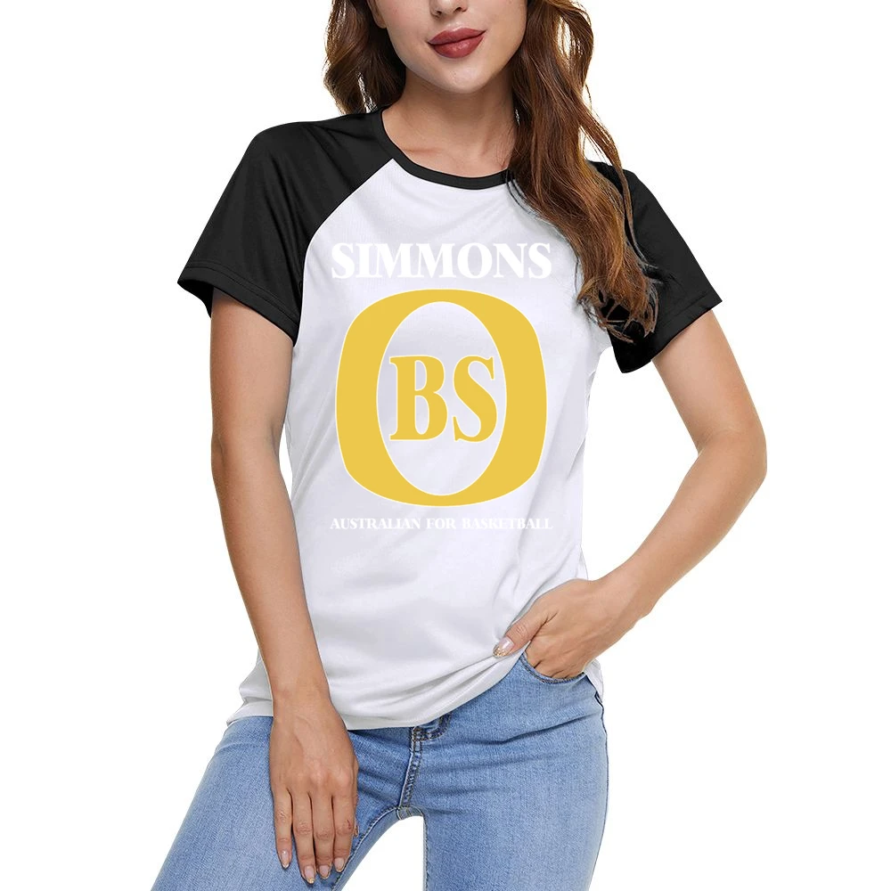 Ben Simmons Fosters Australian Beer Philadelphia Basketball Parody Spo Women Ladies Short Sleeve T-Shirt
