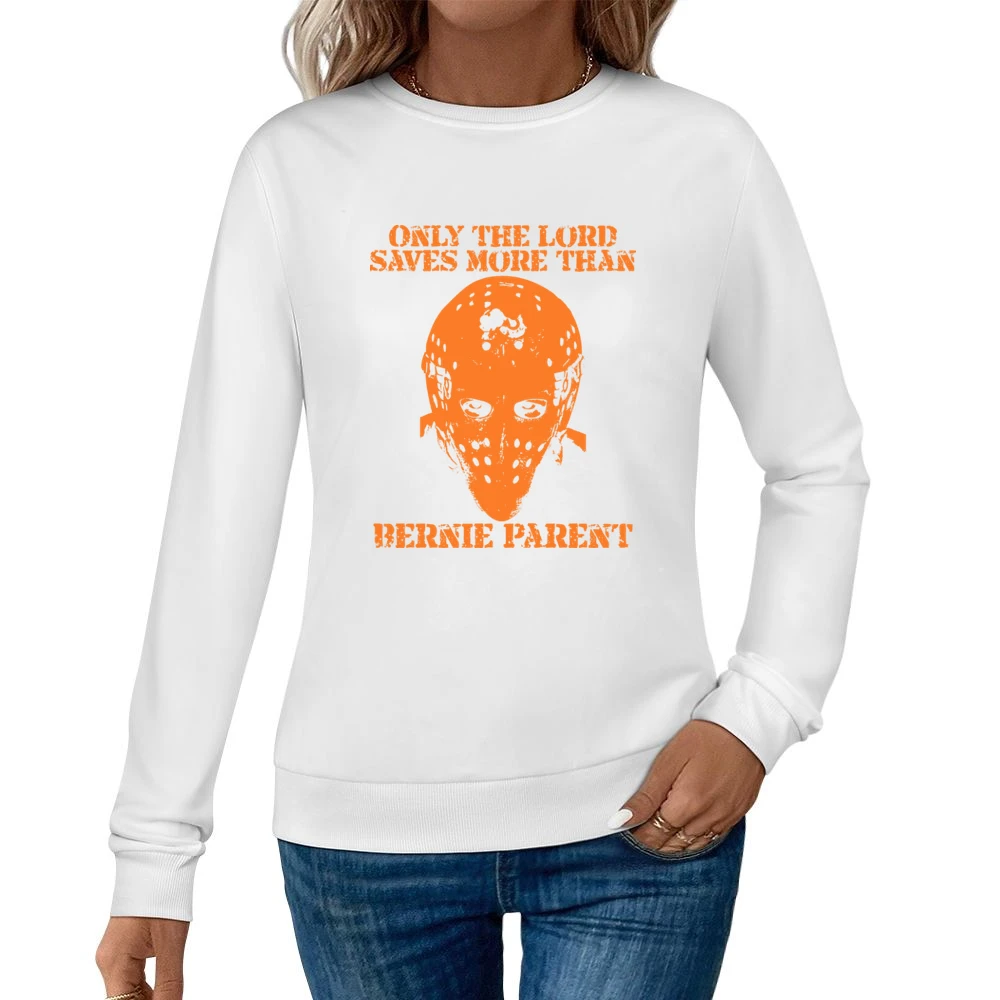 Bernie Parent Philadelphia Hockey Women Pullover Sweatshirt