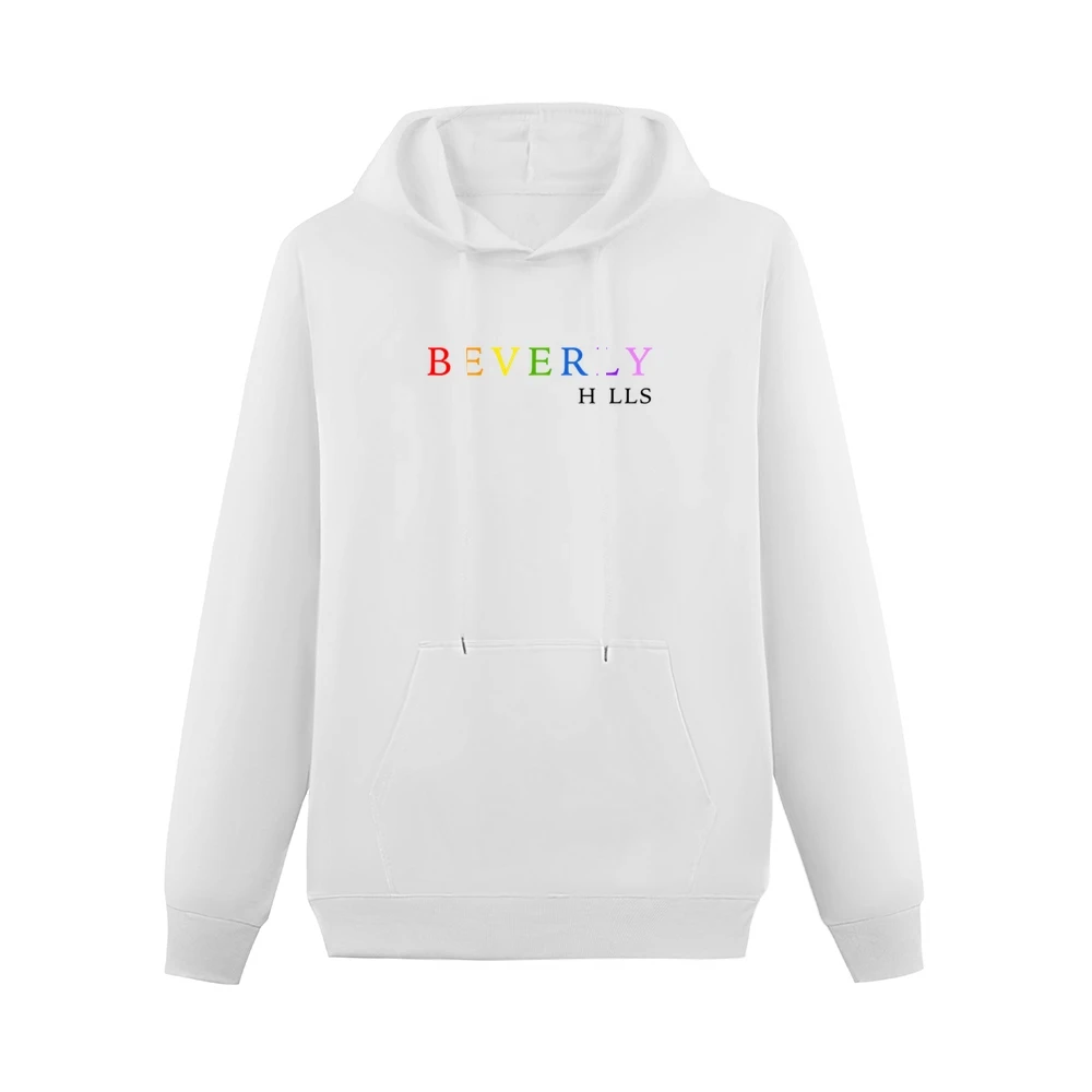 Beverly Hills Kylie Jenner Graphic White California Celebrity Model Ho Men Hoodie With Pocket