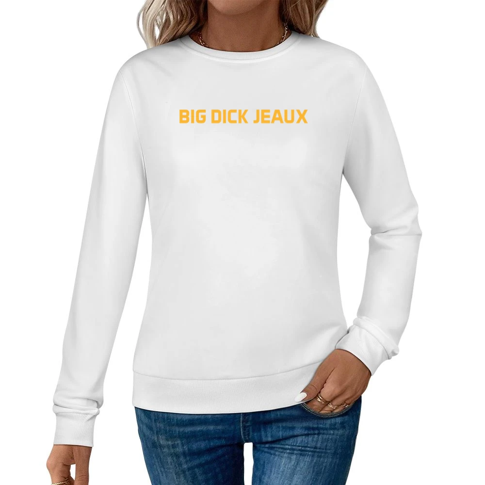 Big Dick Jeaux Joe Burrow Louisiana Football Lsu Sports Fan Women Pullover Sweatshirt