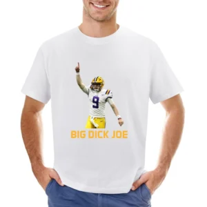 Big Dick Joe Burrow Lsu Louisiana Football Sports Fan Asian Size Men T-Shirt