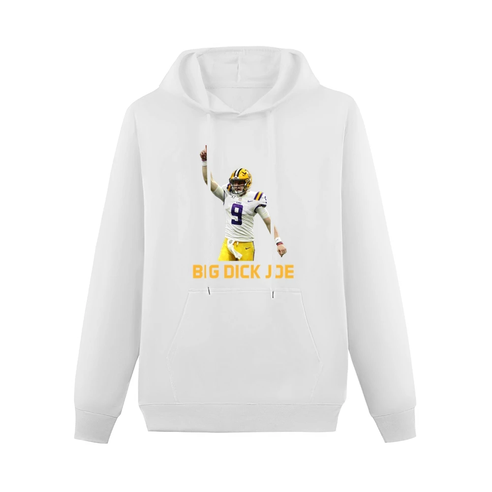 Big Dick Joe Burrow Lsu Louisiana Football Sports Fan Fixed Men Hoodie With Pocket
