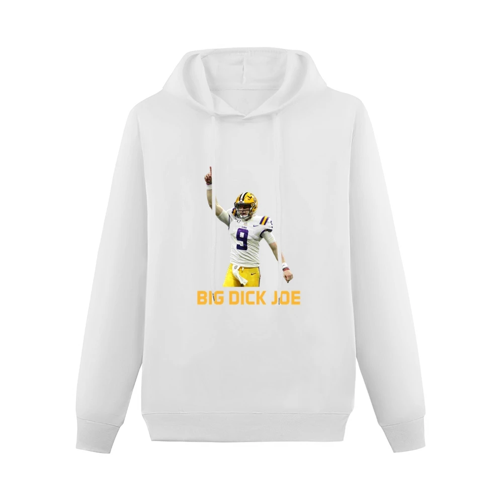 Big Dick Joe Burrow Lsu Louisiana Football Sports Fan Fixed Men Hoodie Without Pocket