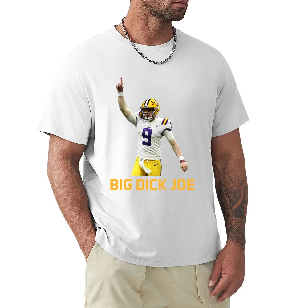 Big Dick Joe Burrow Lsu Louisiana Football Sports Fan Fixed Premium Men T-shirt