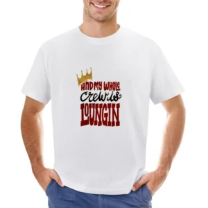 Biggie My Whole Crew Loungin' Tshirt Asian Size Men T-Shirt