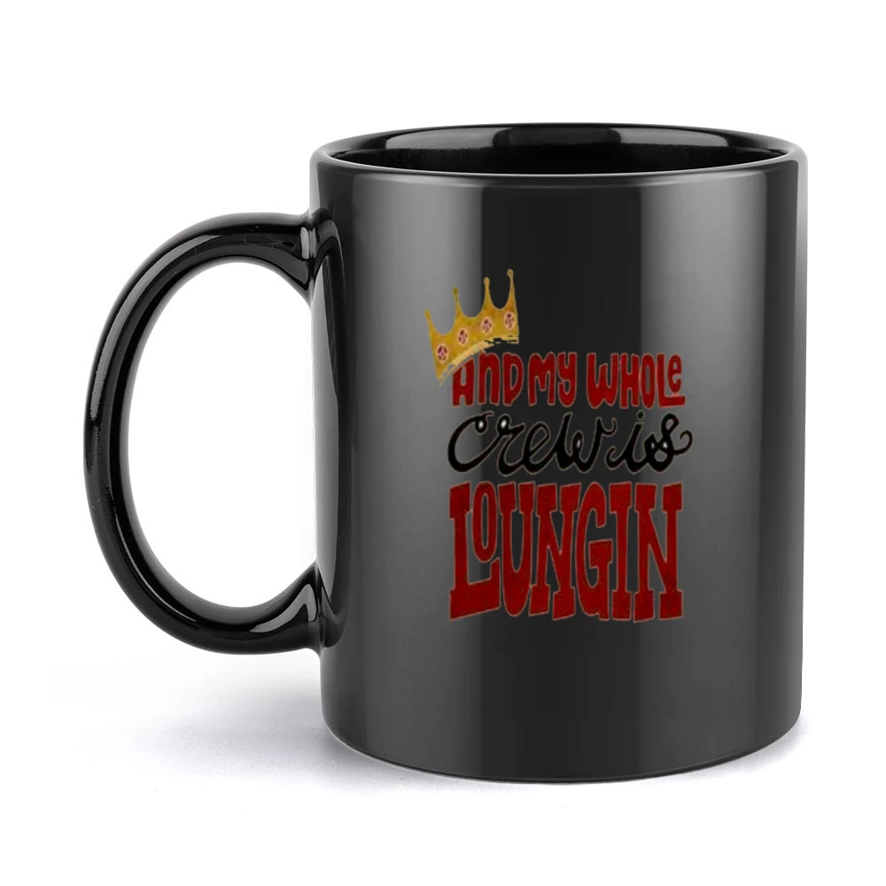 Biggie My Whole Crew Loungin' Tshirt Black Mug
