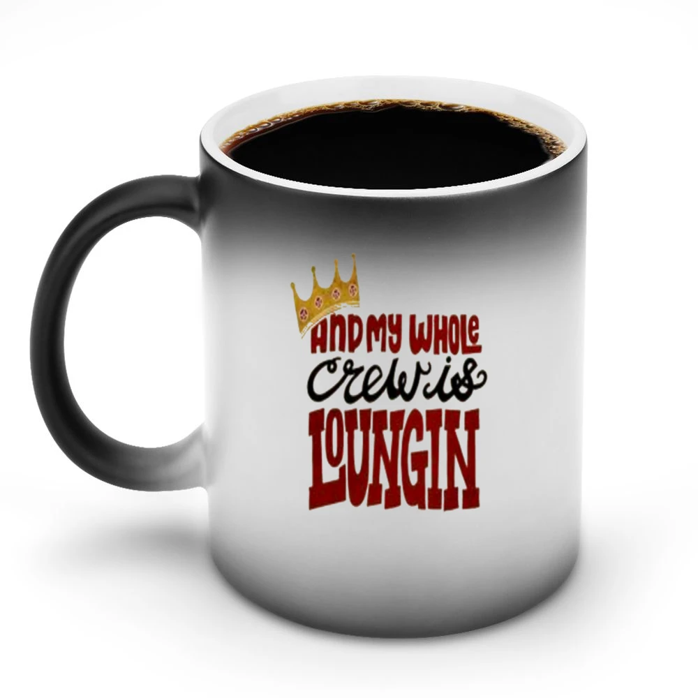 Biggie My Whole Crew Loungin' Tshirt Discoloration Mug