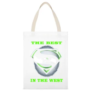 Biggie Smalls Sicker Than Your Average White Canvas Tote Shopping Bag