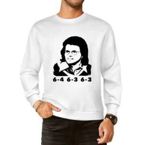 Billie Jean King Battle Of The Sexes Retro Tennis Emma Stone European Size Pullover Sweater