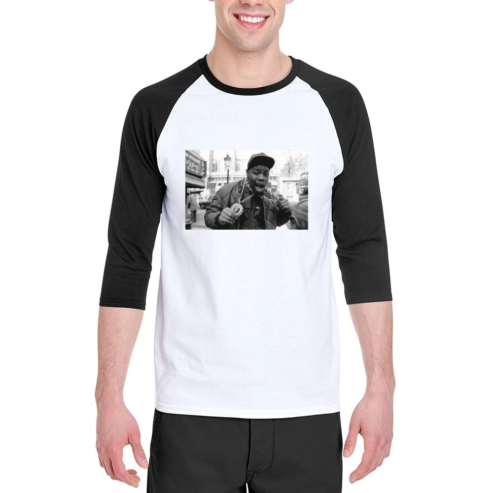 Biz Markie Tshirt Men 3/4 Sleeve T-Shirt