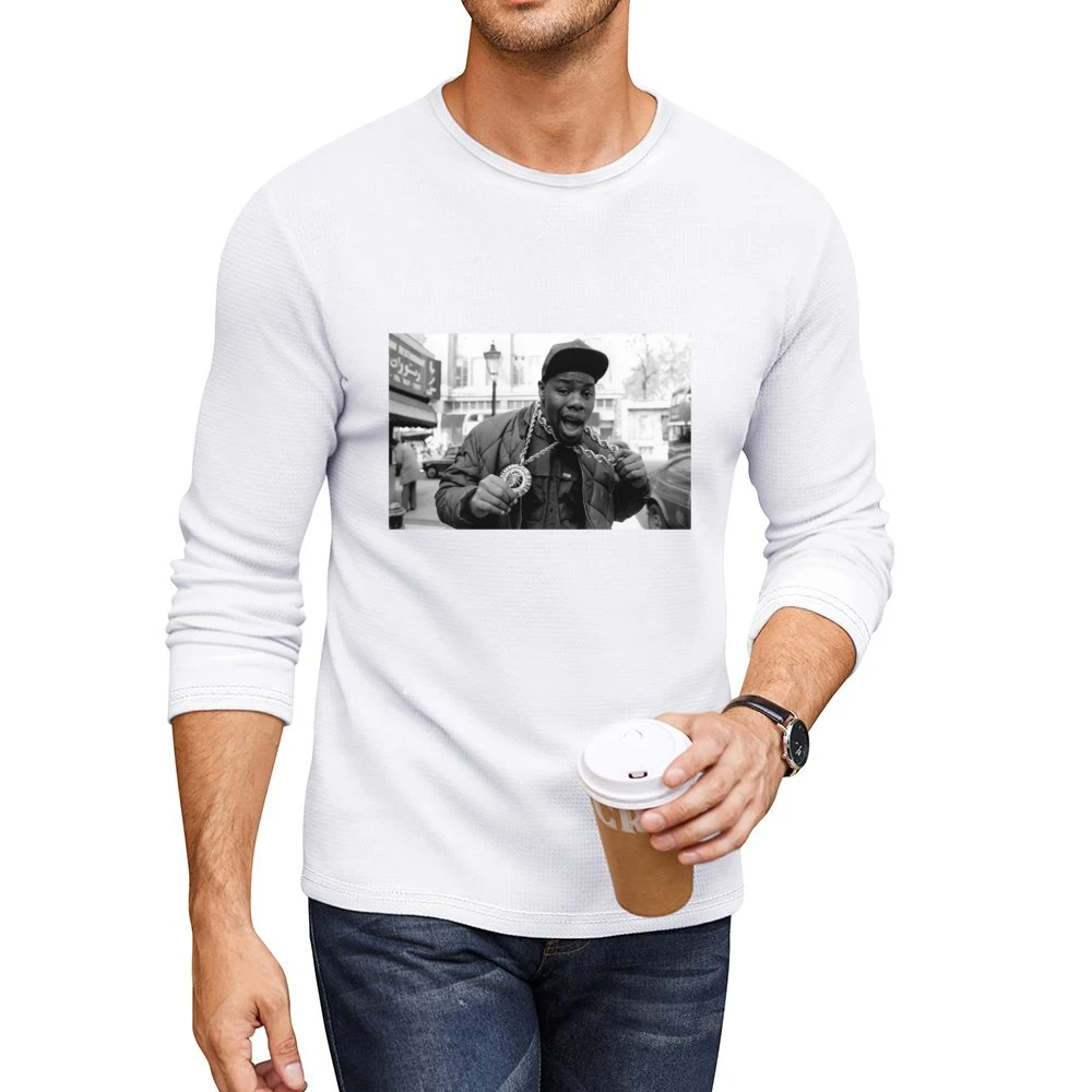 Biz Markie Tshirt Men CrewNeck Long Sleeve T-Shirt