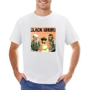 Black Uhuru Red Album Cover Distressed Image Asian Size Men T-Shirt