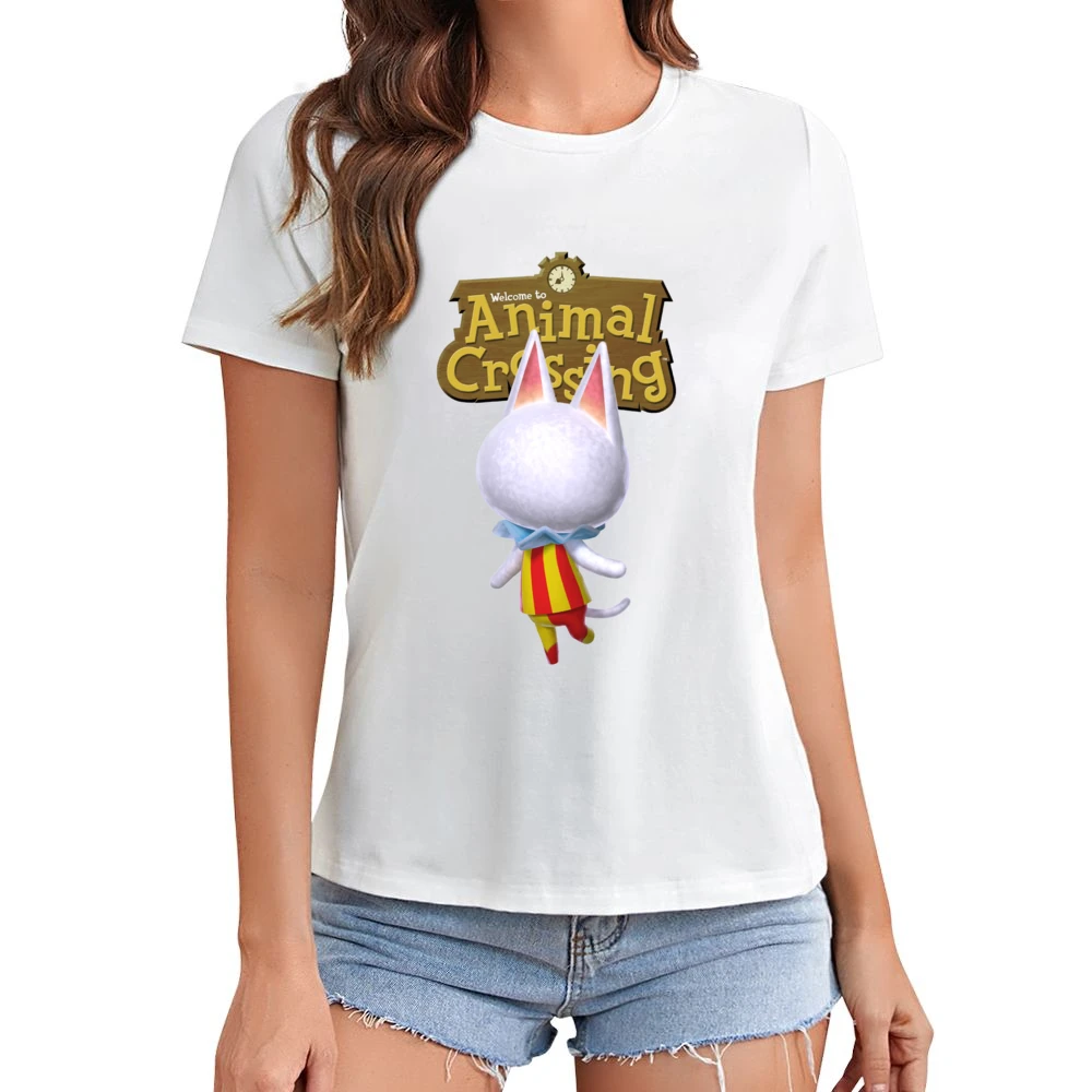 Blanca From Animal Crossing Nintendo Video Game Fan Asian Size Women Ladies T-shirt