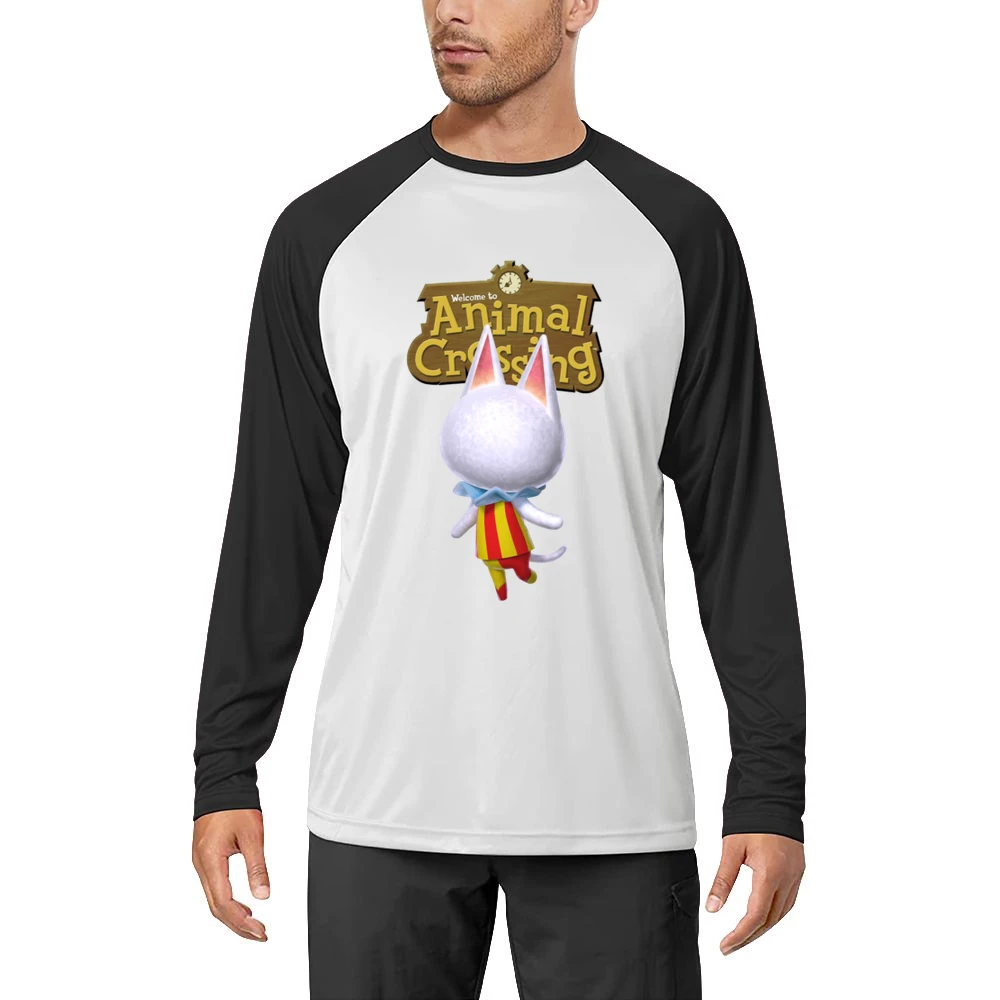 Blanca From Animal Crossing Nintendo Video Game Fan Men Long Sleeve T-Shirt