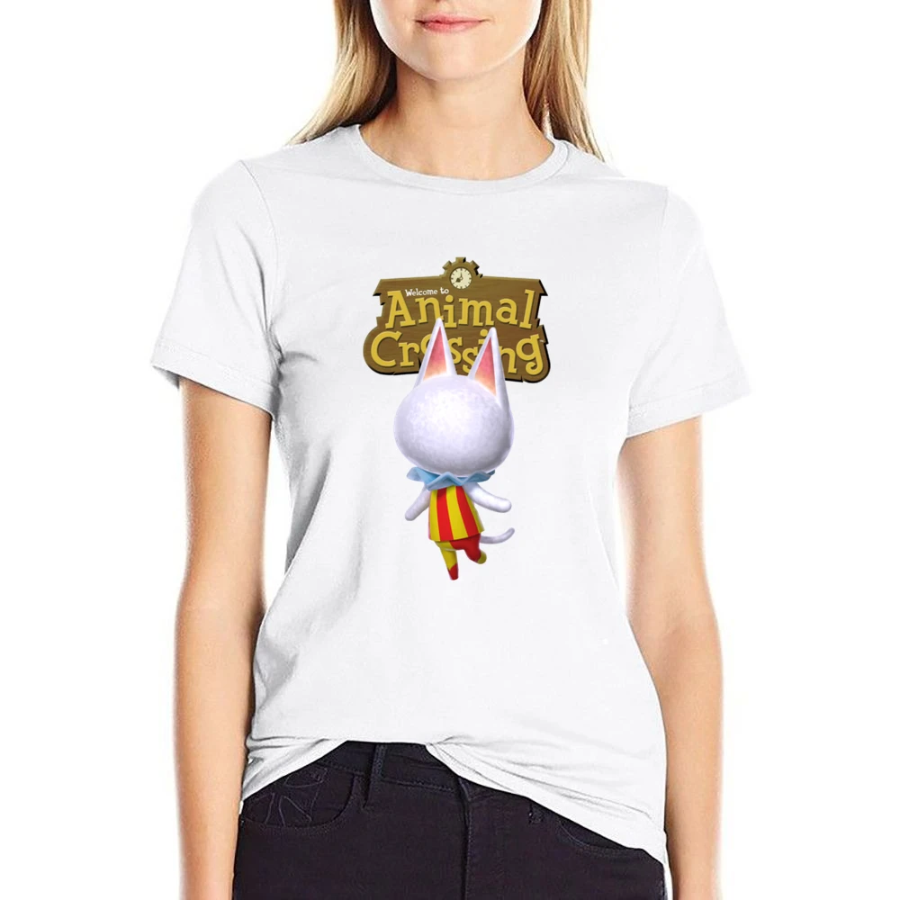 Blanca From Animal Crossing Nintendo Video Game Fan US Size Women Ladies T-shirt