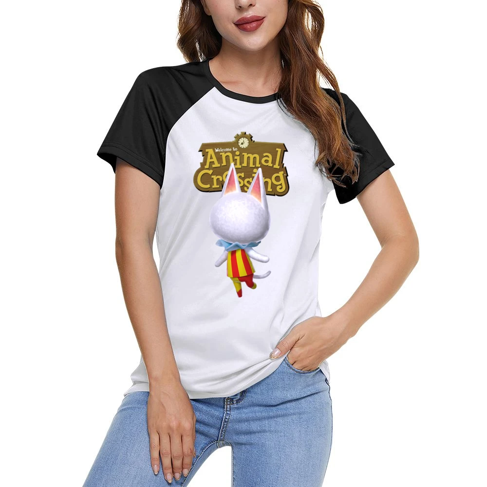 Blanca From Animal Crossing Nintendo Video Game Fan Women Ladies Short Sleeve T-Shirt