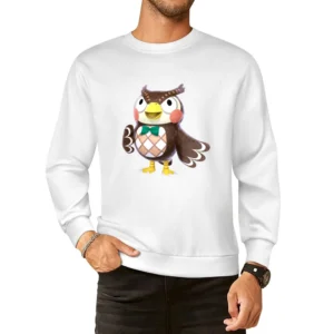 Blathers From Animal Crossing Nintendo Character Video Game European Size Pullover Sweater