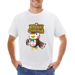 Blathers From Animal Crossing Nintendo Video Game Fan Asian Size Men T-Shirt