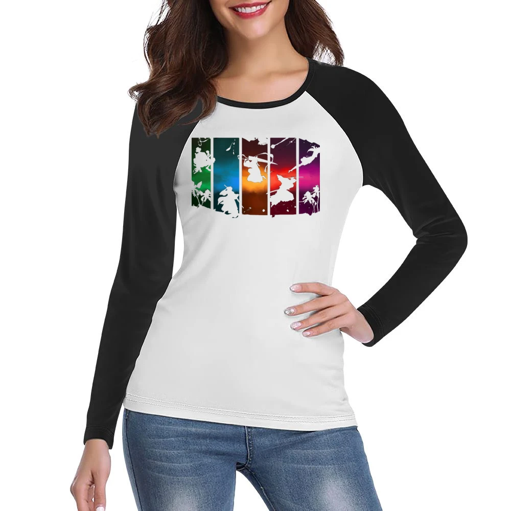 Bleach anime soul society tite kubo manga shinigami Women Ladies Long Sleeve T-Shirt