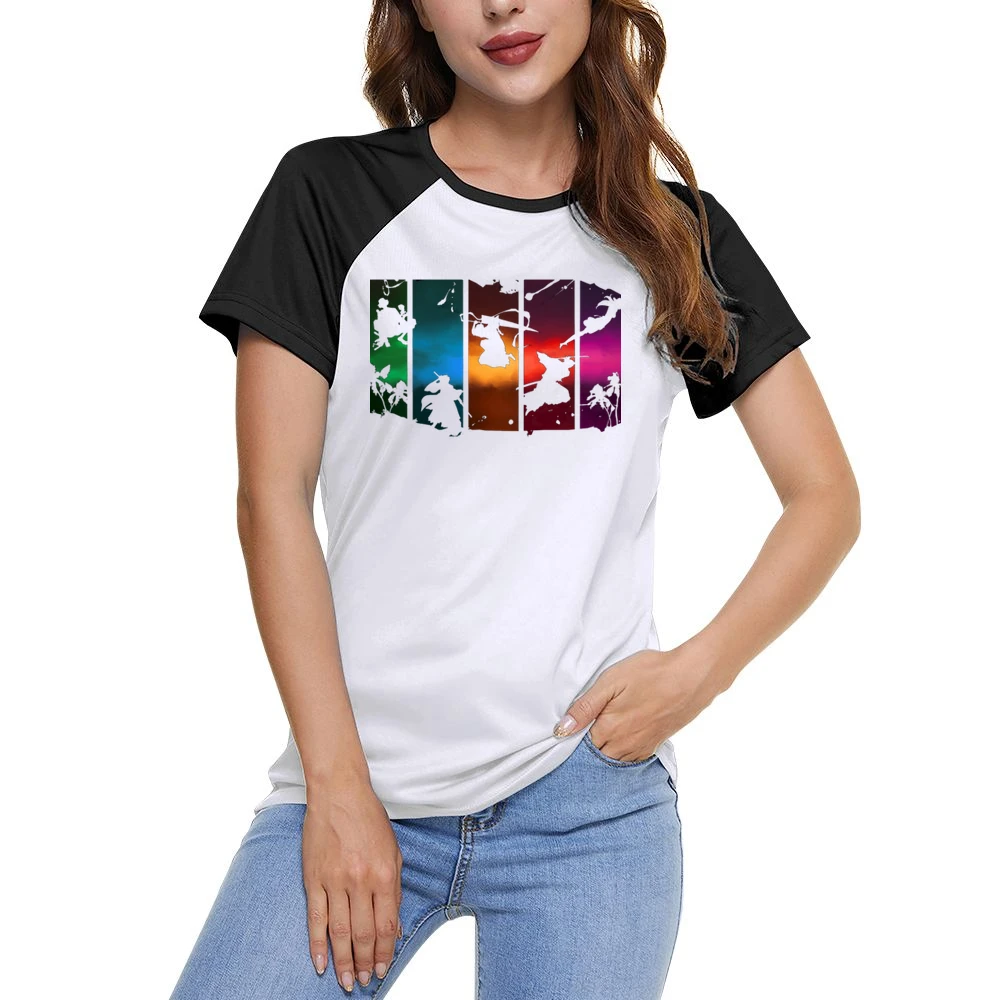 Bleach anime soul society tite kubo manga shinigami Women Ladies Short Sleeve T-Shirt