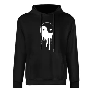 Bleeding Dripping Yin Yang Positive Balance Life Graphic Tee Shirt European Size Men Hoodie