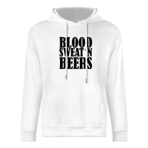 Blood Sweat And Beers Funny Country European Size Men Hoodie
