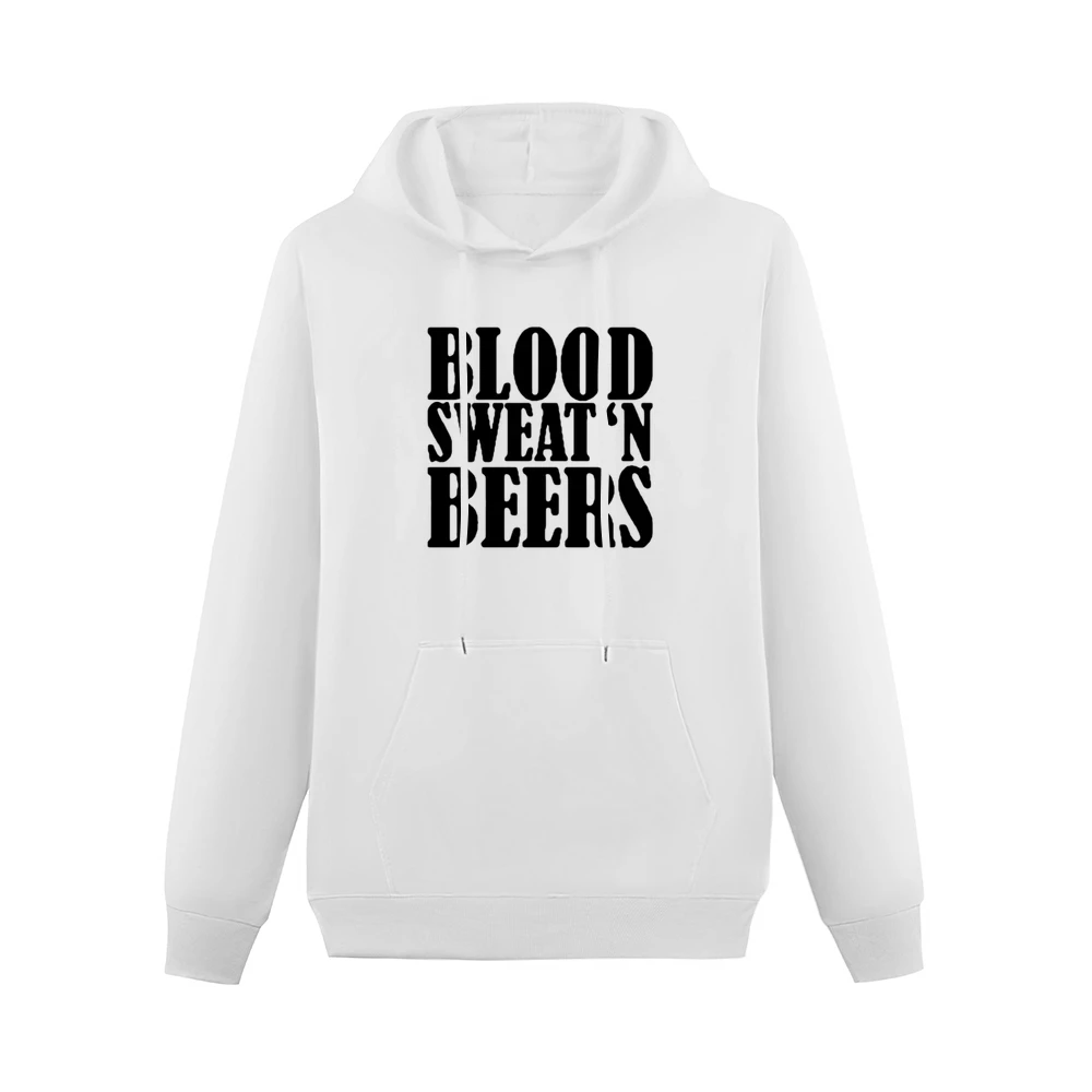 Blood Sweat And Beers Funny Country Men Hoodie With Pocket