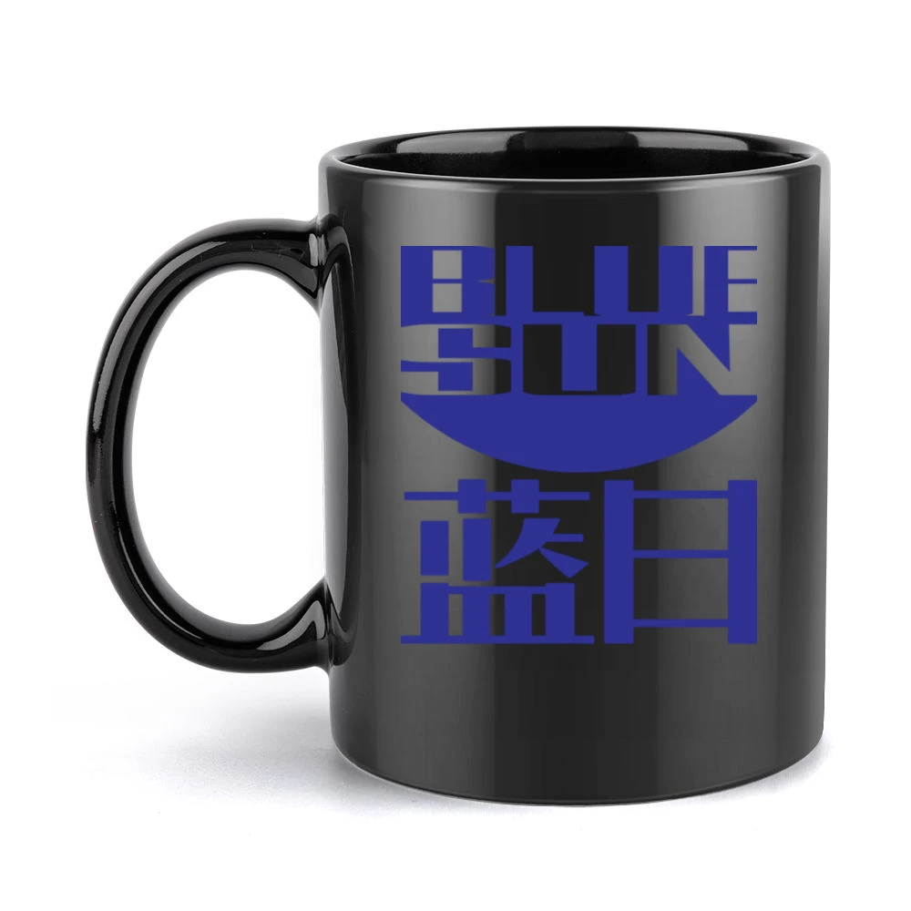 Blue Sun Corporation Logo Firefly Sci Fi Fan TV Movie Black Mug