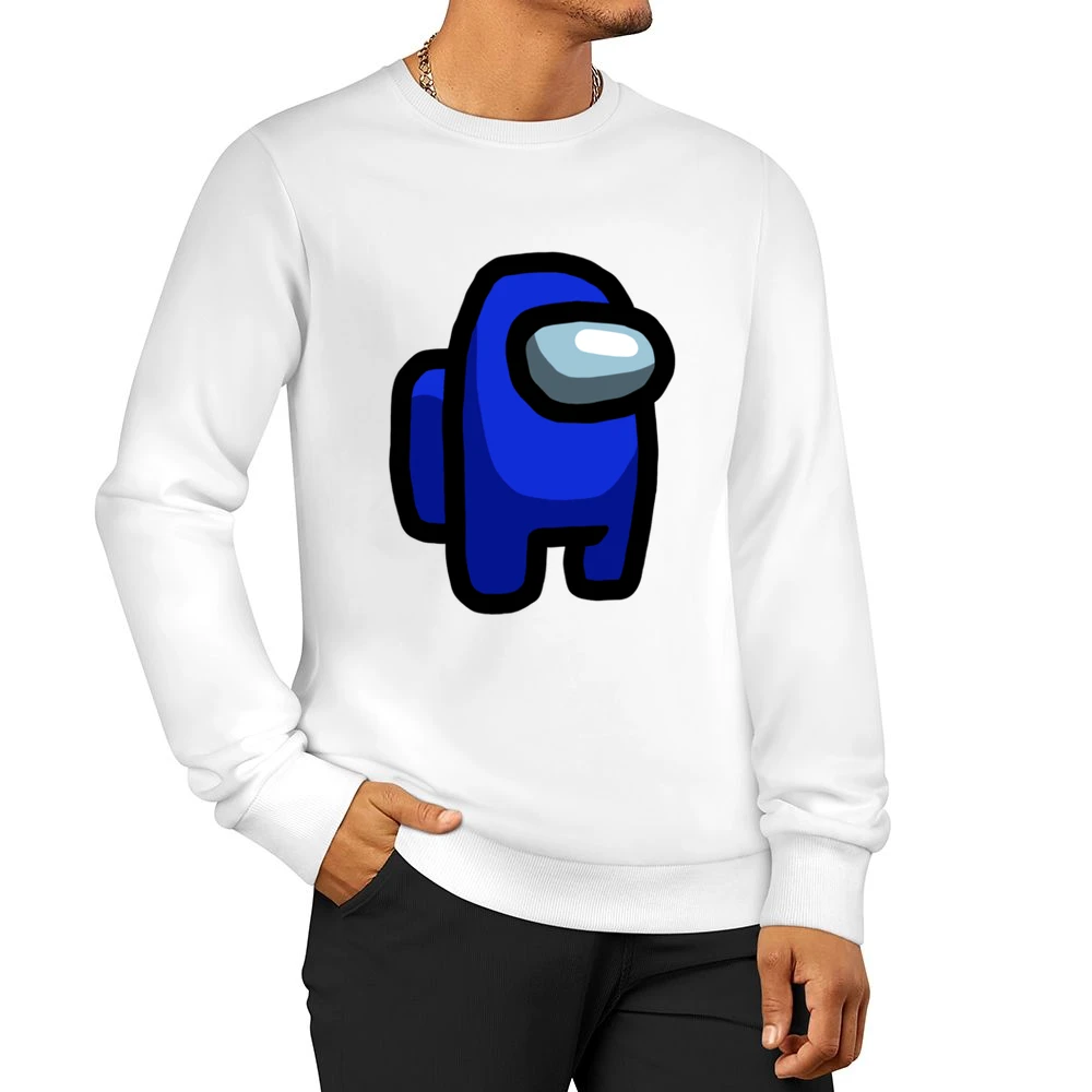 Blue Suspect Fun Video Game Fan Men Pullover Sweatshirt